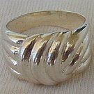 Shiny silver ring