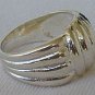 Shiny silver ring