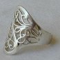 Jungle silver ring
