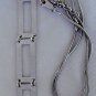 Rhodium silver necklace-B