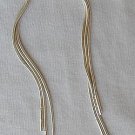 Silver dangling earrings-A Silver dangling earrings-A