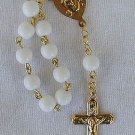 Mini white Rosary