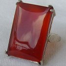 RC-red agate silver ring RC-red agate silver ring