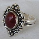 ZV-Red agate silver ring ZV-Red agate silver ring