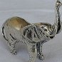Elephant silver miniature