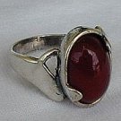 Red silver ring-E Red silver ring-E