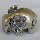 Elephant silver miniature-B