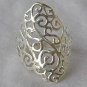 Shiny silver ring