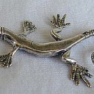 Lizard silver miniature