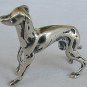 A Greyhound silver miniature