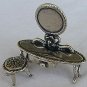 Dressing table silver miniature