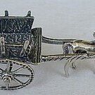 Carriage silver miniature-A Carriage silver miniature-A