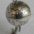 Silver globes miniature