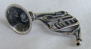 French horn miniature