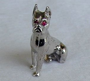 Bulldog Rhodium miniature