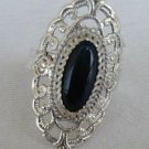 Shiny silver ring with onyx Shiny silver ring with onyx