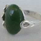 Green silver ring Green silver ring