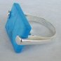 Turquoise pressed ring