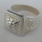 Cubic silver ring-unisex
