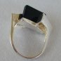 Stylish onyx ring