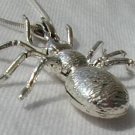 Spider silver pendant
