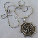 Spider net pendant