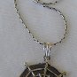Spider net pendant