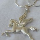 Pegasus pendant with a chain