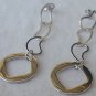 Silver dangling earrings
