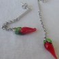 Red pepper earrings
