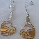 Broken heart earrings