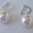 Pink pearls earrings