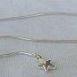Silver star anklet