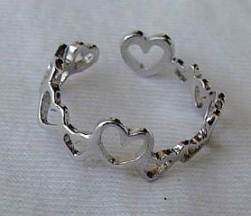 Hearts-adjustable ring