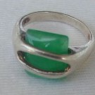 Green glass ring