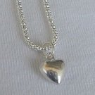 Mini heart silver pendant
