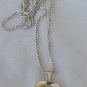 Mini blue cat eye pendant