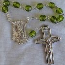 Mini peridot Rosary