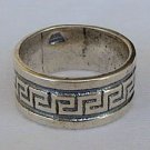 African silver ring