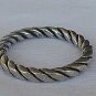 Silver band ring-C