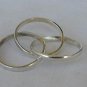 Trio silver ring