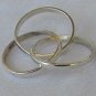 Trio silver ring