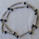 Maskit-onyx and metal necklace Maskit-onyx and metal necklace