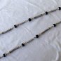Maskit-onyx and metal necklace