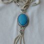 Turquoise silver necklace