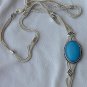 Turquoise silver necklace