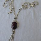 Red long necklace