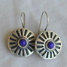 Blue rounds earrings