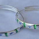 Green&light-blue hoops