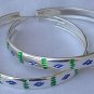 Green&light-blue hoops